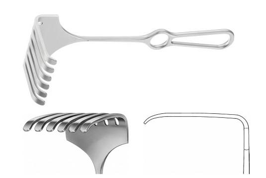 ІЗРАЕЛЬ РЕТРАКТОР 6-ЗУБ. ТУП. T70X70MM 255MM